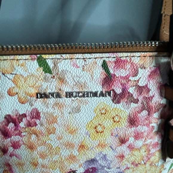 Dana Buchanan Floral Crossbody Satchel with Tan Accents - Picture 2 of 9